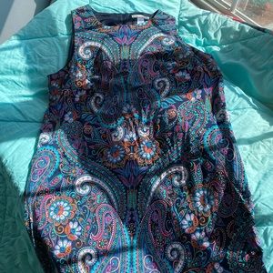 London Times sleeveless dress